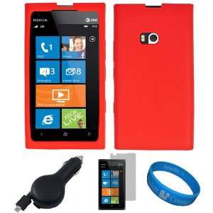  Silicone Skin Cover for AT&T Nokia Lumia 900 Windows Phone 7.5 Mango 