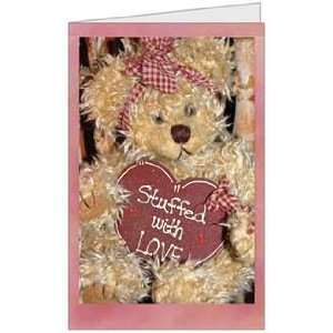 Anniversary Love Romantic Just Because Bear (5x7) Greeting Card by 