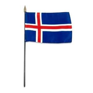  Iceland Flag 4 x 6 inch Patio, Lawn & Garden