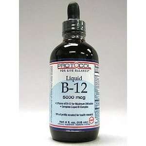  Protocol for Life Balance Liquid B 12 5000mcg 4oz Health 