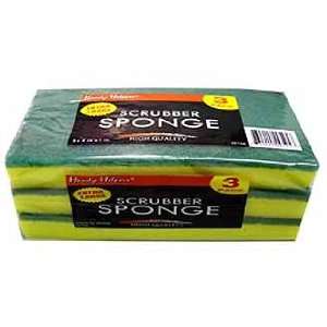  3 piece Scrubber Sponge Case Pack 48 
