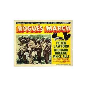  Rogues March Original Movie Poster, 14 x 11 (1953 