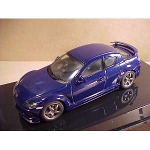 com Mazda RX 8 Tuned by Mazdaspeed Start Blue 1/43 Diecast Car Model 