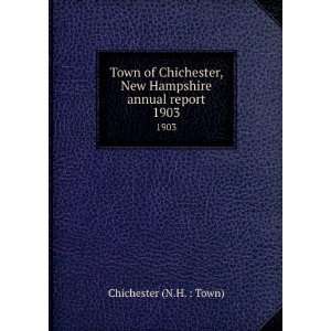 com Town of Chichester, New Hampshire annual report. 1903 Chichester 