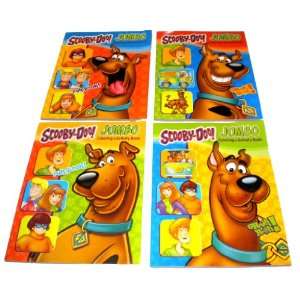  4 Scooby Doo Coloring and Activity Book with Cut outs FREE 