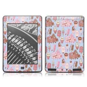 Ice Cream Design Protective Decal Skin Sticker for  Kindle Touch 
