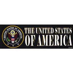  The United States of America Bumper Sticker Automotive