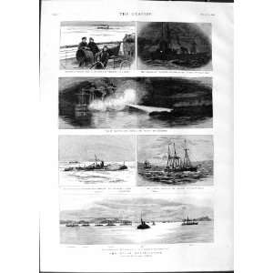   1888 Navy Ships Hotspur Benbow Mercury Berehaven Iris