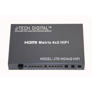 Tech Digital Premium Quality Most Advanced HDMI 4x2 Matrix Ver 1.3 