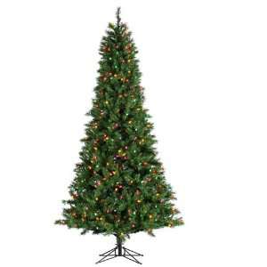   Retro Pine Artificial Christmas Tree   Multi C7 Lights