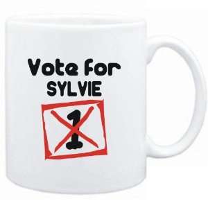    Mug White  Vote for Sylvie  Female Names