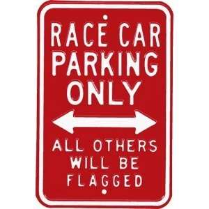  Race Car Parking Steel Street Sign