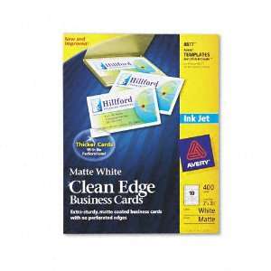  Avery Products   Avery   Inkjet Matte Business Cards, 2 x 