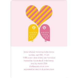  Owls in Love Bridal Shower Invitations 