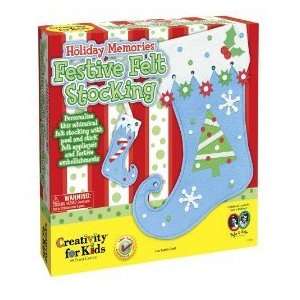  Creativity For Kids  Holiday Festive Felt Stocking Toys & Games