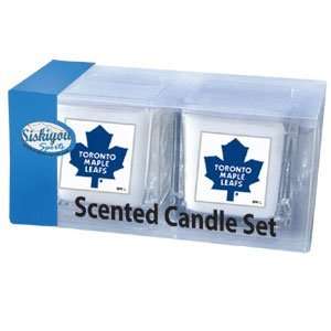 Toronto Maple Leafs 2 Pack Vanilla Scented Candles   NHL Hockey Fan 