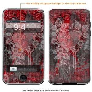  Protective Decal Skin Sticker for Ipod Touch 2G 3G Case cover 