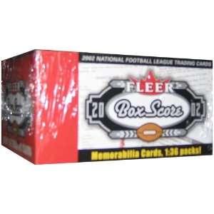    2002 Fleer Box Score Football Retail Box   24P7C