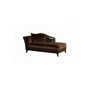  Leather Covered Hardwood Base Chaise by Wholesale 