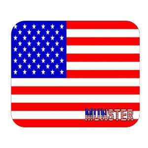  US Flag   Munster, Indiana (IN) Mouse Pad Everything 