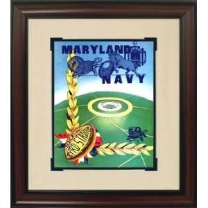  1950 Maryland vs. Navy Historic Football Program Cover 