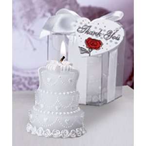  Wedding Cake Candles   White (Set of 24)   Wedding Party 