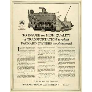  1919 Ad Packard Motor Car Detroit Michigan Transportation 