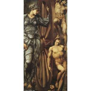   Edward Burne Jones   32 x 66 inches   The Wheel of Fortune Home