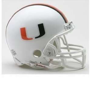  University of Miami Collegiate Mini Replica Helmet Sports 