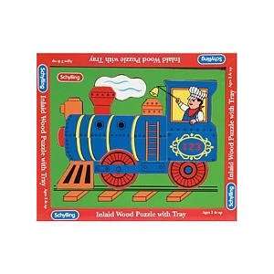  Train Wood puzzle Toys & Games