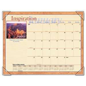  Visual Organizer Photographic Monthly Desk Pad Calendar 