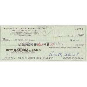    SPENCER QUINN HAND SIGNED CHECK AUTOGRAPHED 