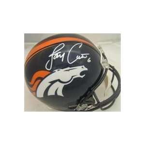  Jay Cutler autographed Football Helmet, Replica (Denver 