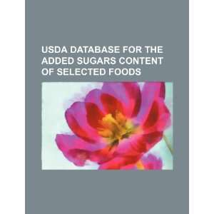 USDA database for the added sugars content of selected foods U.S 