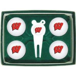  Wisconsin Badgers 4 Ball Pack