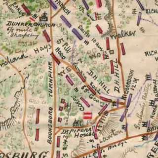 20 Civil War Maps of the Battle Antietam on CD  