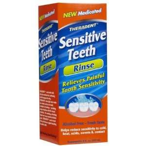  Theradent Sensitive Teeth Oral Rinse 8, oz (Quantity of 4 