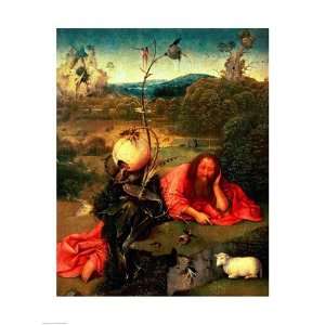 St. John the Baptist in Meditation   Poster by Hieronymus Bosch (18x24 