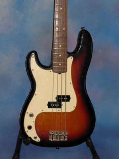 Nice looking and great playing Lefty P Bass This one has the Push in 