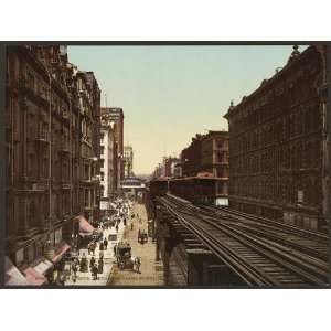   of Wabash Avenue north from Adams Street, Chicago