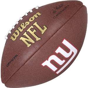  Wilson New York Giants Logo Football