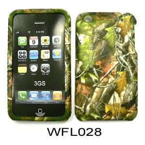 Apple iPhone 3G/3GS  Camo / Camouflage Hunter Series w/ Green Leaves 