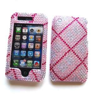   Cover Pink Lines Pattern Design Cell Phones & Accessories