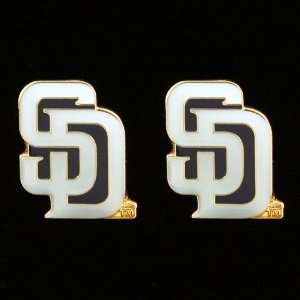  MLB San Diego Padres Team Logo Post Earrings Sports 