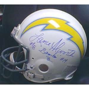 Lance Alworth Autographed Helmet