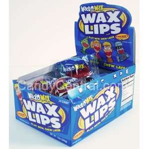 Wack O Wax Lips (24 Ct)  Grocery & Gourmet Food