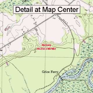   Map   Nichols, South Carolina (Folded/Waterproof)