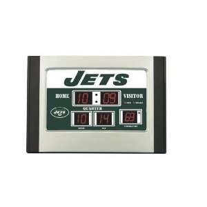   Scoreboard Desk Clock  New York Jets   NFL Football Fan 