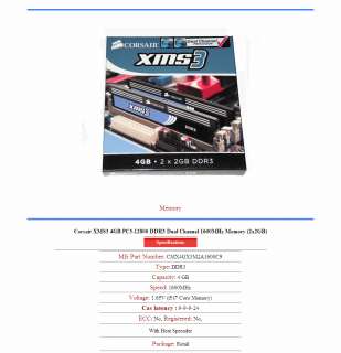 Asus Motherboard M5A78L M LX PLUS+ AMD FX Six Core Processor 6100+ 4G 