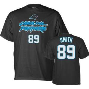  Steve Smith Reebok Name and Number Carolina Panthers T 
